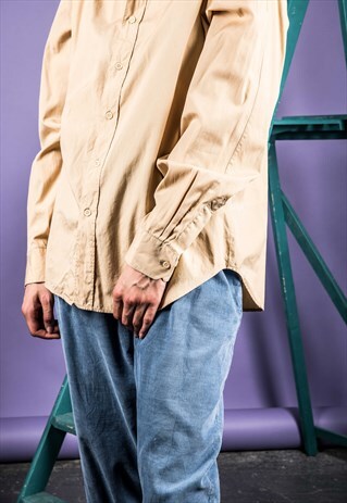 VINTAGE 1990S BEIGE SHIRT