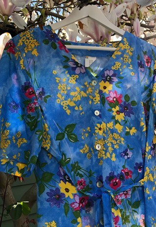 VINTAGE FLORAL MAXI DRESS