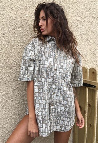 OVERSIZED RETRO 90S 80S VINTAGE UNISEX FESTIVAL SHIRT