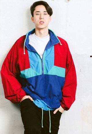 VINTAGE 90S SMOCK SHELL JACKET