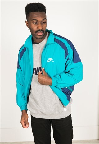 LAST UNIT SALE / VINTAGE 80S USA NIKE SHELL SPORT JACKET