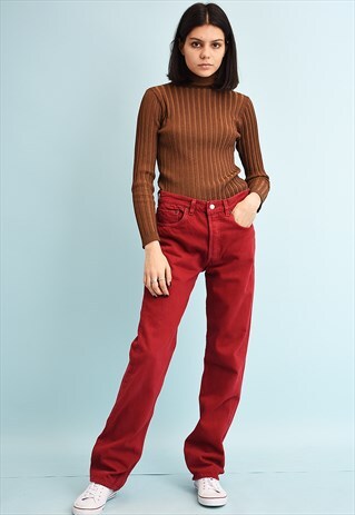 90'S RETRO LEVI'S REGULAR WAIST DENIM JEANS