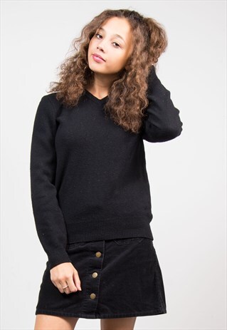 VINTAGE 90'S BLACK RALPH LAUREN KNIT JUMPER