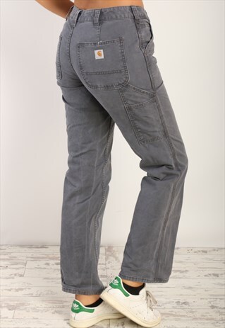CARHARTT WOMEN'S TROUSERS IN GREY X440
