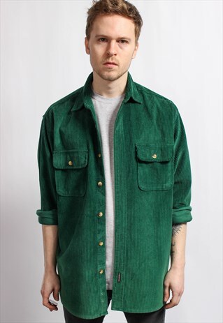 VINTAGE OVERSIZED CORDUROY SHIRT