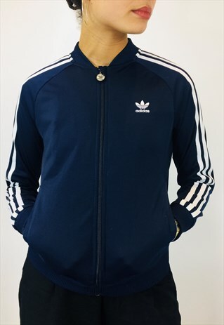 VINTAGE ADIDAS CLASSIC 3 STRIPE TRACK JACKET