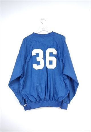 Vintage Starter Sweatshirt Softball in Blue M