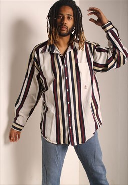 Vintage Tommy Hilfiger Candy Striped Shirt Multi
