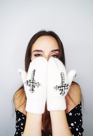 CROSS MITTENS
