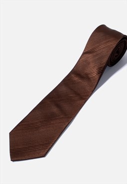 Retro necktie for men 60s vintage tie wedding suit tie brown
