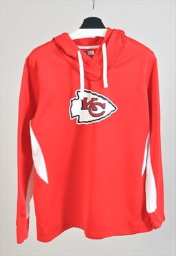 Vintage 00s NFL KC hoodie in red