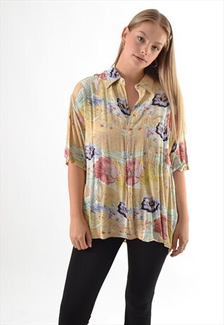 VINTAGE PATTERN SHIRT GSS1417
