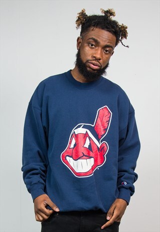 CHAMPION MLB CLEVELAND INDIANS MLB SWEATSHIRT