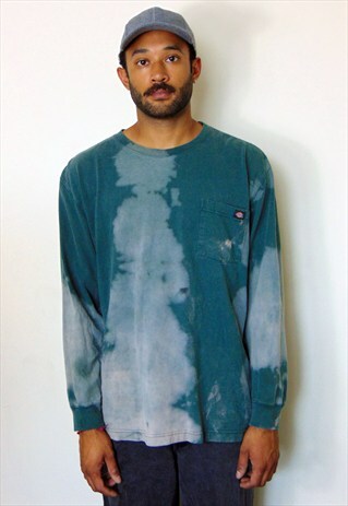 DICKIES 90S MINIMALIST SKATER BLEACHED LONG SLEEVE TEE XL