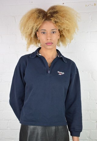 VINTAGE 90'S REEBOK 1/4 ZIP JUMPER