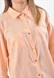 VINTAGE LONG SLEEVE LIGHT ORANGE SHIRT