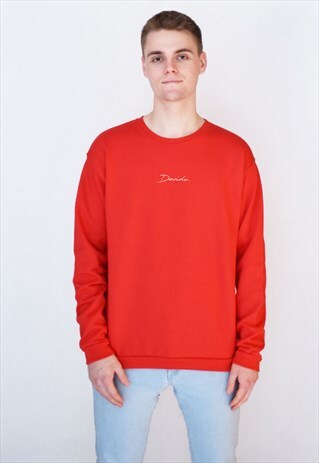 RED DECIDE (WHITE) SWEATSHIRT