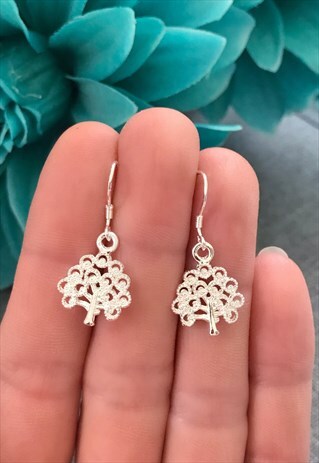 SILVER TREE OF LIFE EARRINGS