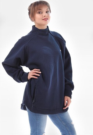 REEBOK VINTAGE FLEECE TURTLENECK JUMPER UNISEX