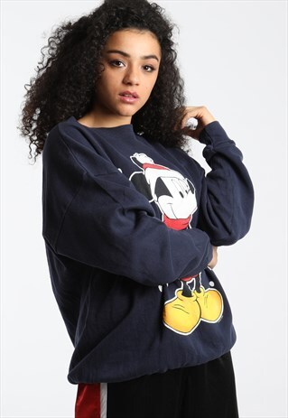 90S MICKEY PRINT SWEATSHIRT