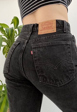 VTG LEVIS 550 HIGH WAISTED MOM JEANS RELAXED FIT TAPERED LEG