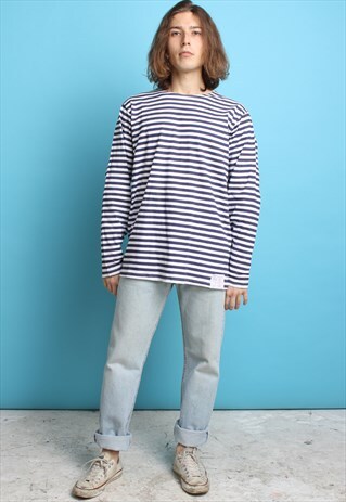 STRIPEY WHITE& BLUE BRETON