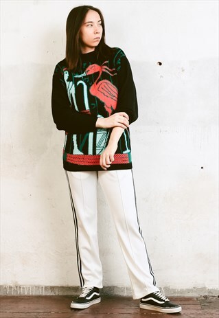 VINTAGE 90S EGYPTIAN PRINT SWEATER