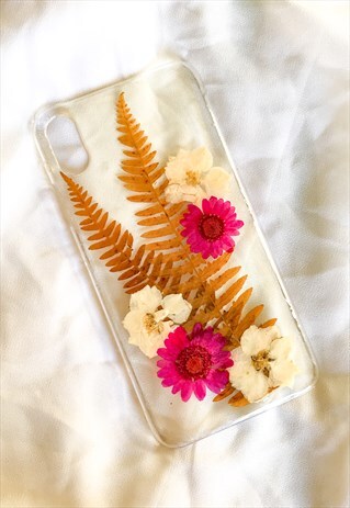 IPHONE XS MAX PRESSED FLOWER PHONE CASE/ PRESSED FLOWER COVE