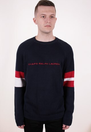 90S VINTAGE CHAPS RALPH LAUREN JUMPER AA9270