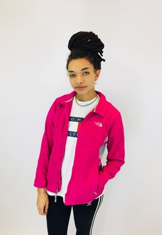 NORTH FACE PINK TEDDY BEAR FLEECE