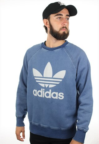 VINTAGE ADIDAS ORIGINALS BIG LOGO SWEATSHIRT JUMPER