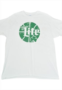 Vintage Miller Lite T-Shirt White XL