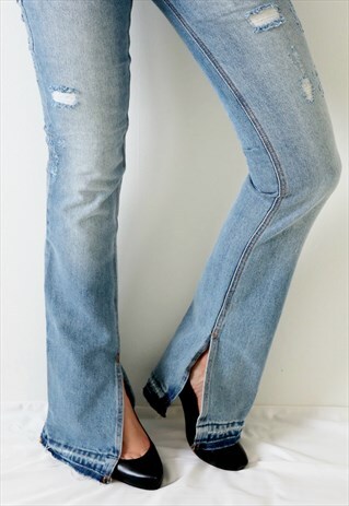 Juicy Couture Eagle Rock Bootcut Jeans High Waisted Flares
