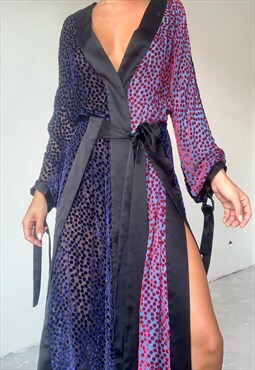 Diane von Furstenberg Long Sleeve Kimono Dress 