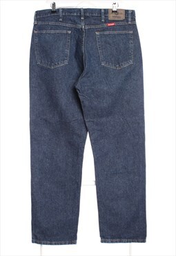 Vintage 90's Wrangler Jeans Denim Straight Leg Blue Men's 36