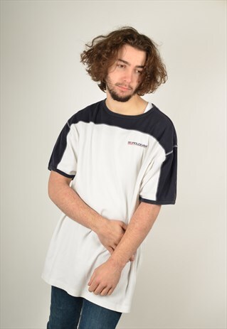 VINTAGE POLO RALPH LAUREN T-SHIRT IN WHITE