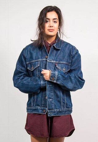 VINTAGE 90'S DARK BLUE LEVI'S DENIM JACKET