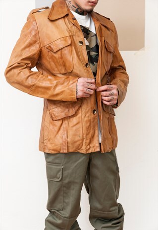 VINTAGE LEATHER JACKET (REF/1092)