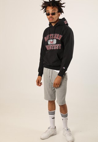 VINTAGE CHAMPION COLLEGE PRINT HOODIE