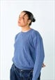 BLUE Y2KS POLO RALPH LAUREN KNIT SWEATSHIRT