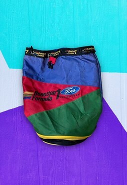 Vintage United Colors of Benetton x Formula 1 Bag