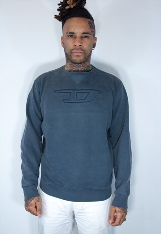 DIESEL EMBROIDED SWEATSHIRT