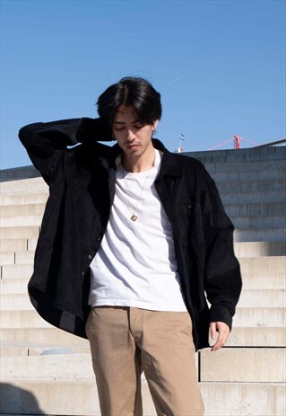 VINTAGE UNISEX OVERSIZED CORDUROY SHIRT
