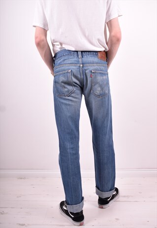 LEVI'S 511 MENS VINTAGE JEANS W33 L32 BLUE 90'S