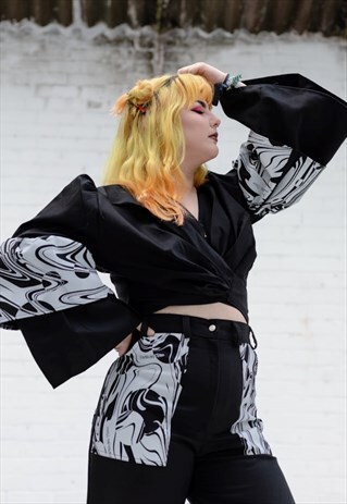 STRAIGHT LEG TROUSERS- PITCH BLACK