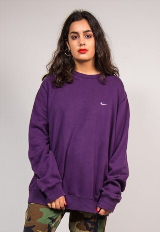 RETRO 90'S PURPLE NIKE SWEATER JUMPER