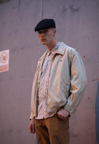 RARE VINTAGE LACOSTE WINDBREAKER HARRINGTON JACKET