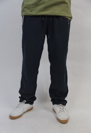 VINTAGE CHAMPION NAVY TRACKSUIT BOTTOMS
