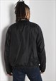VINTAGE FILA SHELL JACKET BLACK