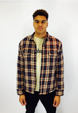 VINTAGE FLANNEL JACKET FLEECE LINED
